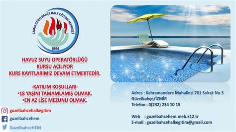 halk eğitim merkezi havuz operatörlük kursu